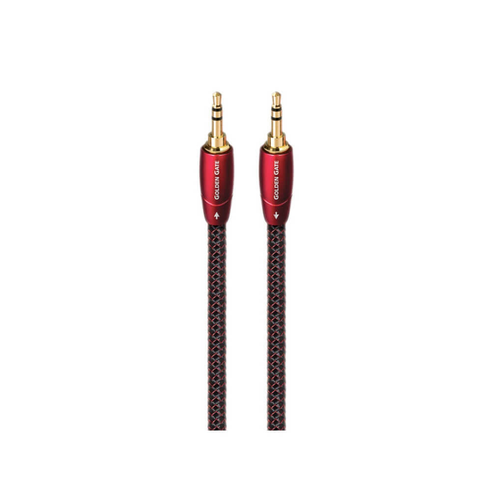 สายสัญญาณอนาล็อก AUDIOQUEST : GOLDEN GATE (MINI TO MINI) (2.0M)